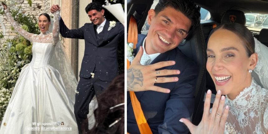 Paola Di Benedetto e Raoul Bellanova sposi: le nozze da fiaba tra emozioni, amici vip e promesse d'amore - Gossip.it