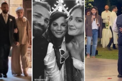 Emma Marrone alle nozze del fratello Francesco: è lei ad accompagnarlo insieme alla mamma all’altare, guarda - Gossip.it