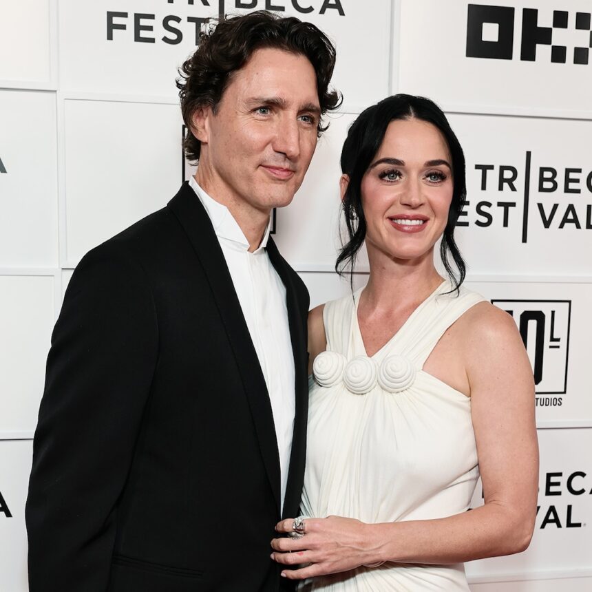 Katy Perry e Justin Trudeau fanno il loro debutto sul tappeto rosso al Tribeca Festival