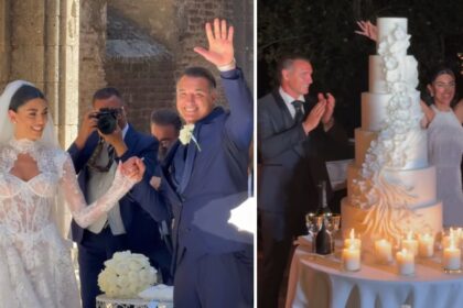 Lorenzo Amoruso dice sì ad Afarin Mirzaei: nozze da sogno nell'Abbazia di San Galgano con una sorpresa a mezzanotte - Gossip.it
