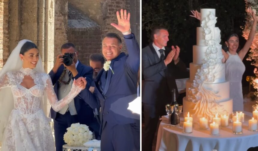 Lorenzo Amoruso dice sì ad Afarin Mirzaei: nozze da sogno nell'Abbazia di San Galgano con una sorpresa a mezzanotte - Gossip.it