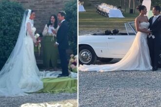 Veronica Burchielli dice sì: nozze da favola in Toscana tra emozioni, fuochi d’artificio e colline da sogno, foto - Gossip.it