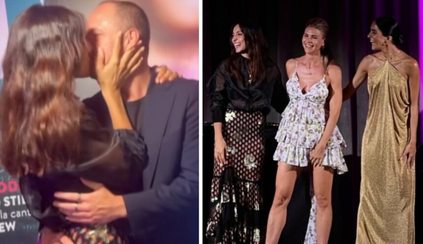 Ambra Angiolini conquista con Pico Cibelli, Rocìo Munoz Morales illumina e Martina Colombari incanta: parata di stelle al party F, guarda - Gossip.it