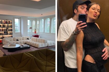 Fedez e la fidanzata Giulia Honegger incinta felici della loro nuova casa: lui svela il salone sui social, foto - Gossip.it