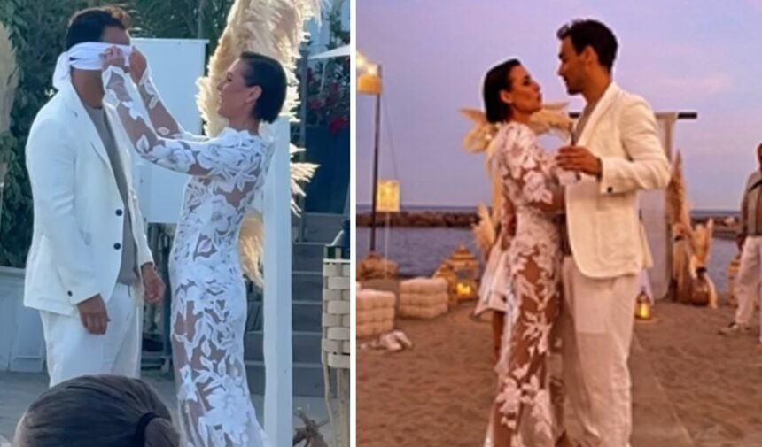 Flavia Pennetta sorprende Fabio Fognini per i 10 anni di matrimonio: lui arriva bendato al party a sorpresa, guarda - Gossip.it