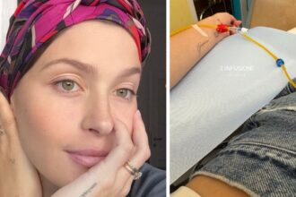 ''Come sto?'': Natalia Paragoni si regala un foulard dopo la seconda chemio per combattere il tumore - Gossip.it