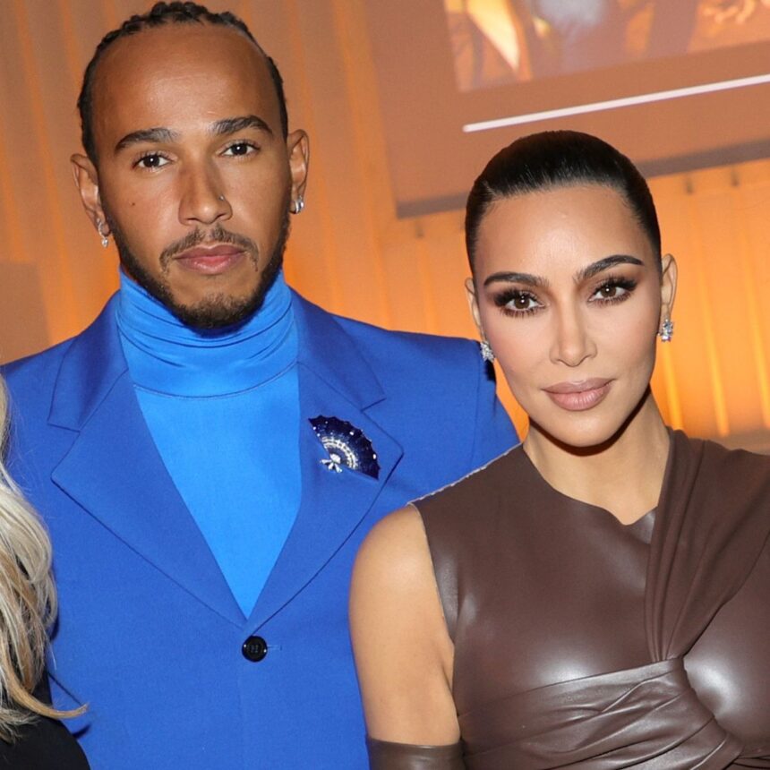 Dentro Kim Kardashian, la storia d'amore privata di Lewis Hamilton