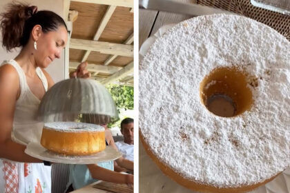 Alessia Marcuzzi pazza della Chiffon Cake di Caterina Balivo