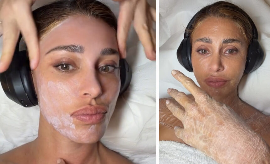 Belen Rodriguez criticata per i troppi trattamenti della pelle