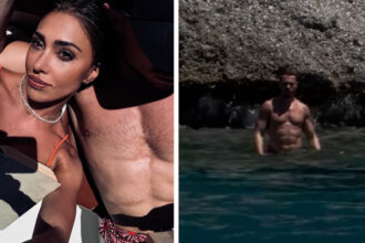 La vacanza in barca di Belen Rodriguez e il fidanzato Gaetano