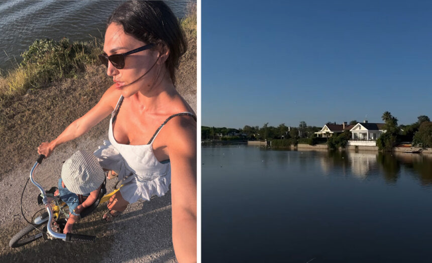 Cecilia Rodriguez e Ignazio Moser in vacanza su una piccola isola