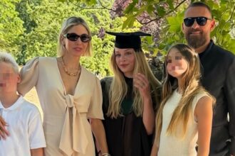 Daniele De Rossi festeggia la fine del college della figlia Gaia