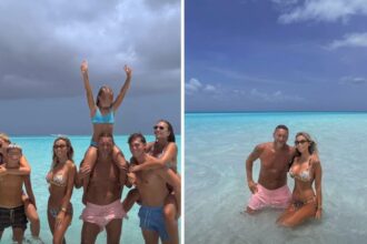 Francesco Totti e Noemi Bocchi ai Caraibi con i figli