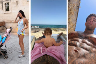 Giulia De Lellis e Tony Effe si rilassano con la figlia Priscilla al mare