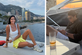 Elisabetta Gregoraci torna a Montecarlo dal figlio Nathan Falco