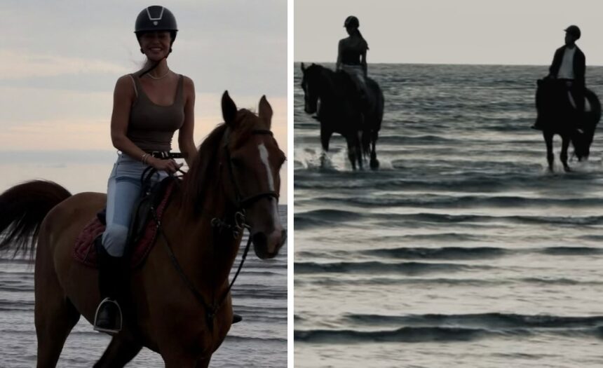 Belen non si nasconde più: all’alba a cavallo con Gaetano Fidanzati, guarda - Gossip.it