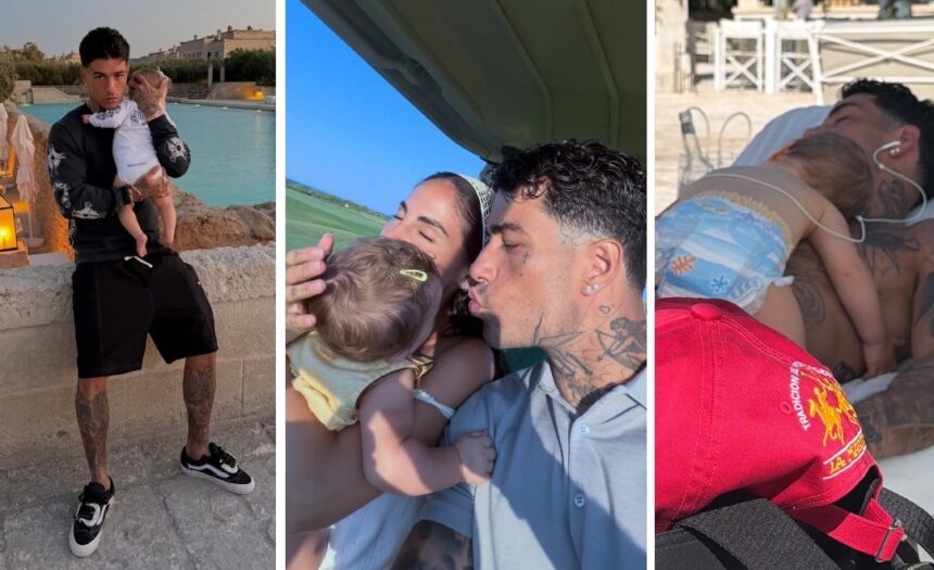 “Daddy of the year”: Tony Effe si gode la sua prima estate da papà insieme a Giulia De Lellis e la loro figlia Priscilla, guarda - Gossip.it