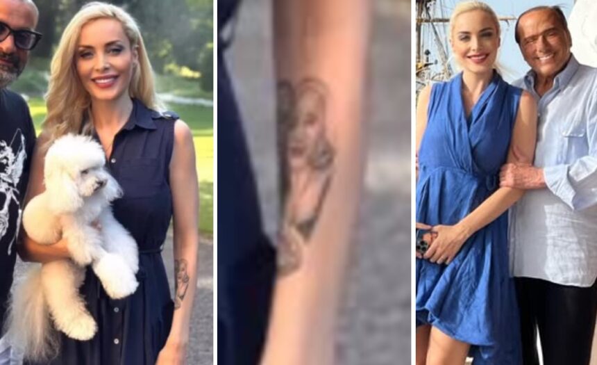 Marta Fascina, compagna di Silvio Berlusconi, si tatua una loro foto sul braccio: guarda - Gossip.it