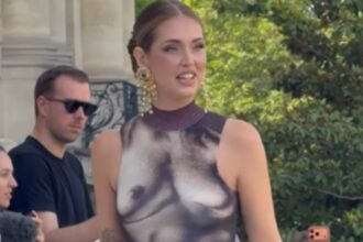 Chiara Ferragni bellissima alle sfilate della Paris Haute Couture