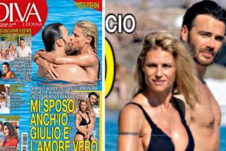 Michelle Hunziker abbraccia e bacia Giulio Berruti durante un bagno nelle acque blu: nozze imminenti? - Gossip.it