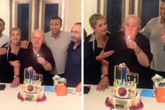 Lino Banfi, festa per i 90 anni con i figli e due giovani colleghi noti: le immagini - Gossip.it