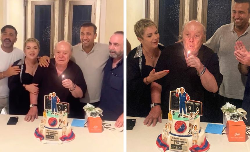 Lino Banfi, festa per i 90 anni con i figli e due giovani colleghi noti: le immagini - Gossip.it