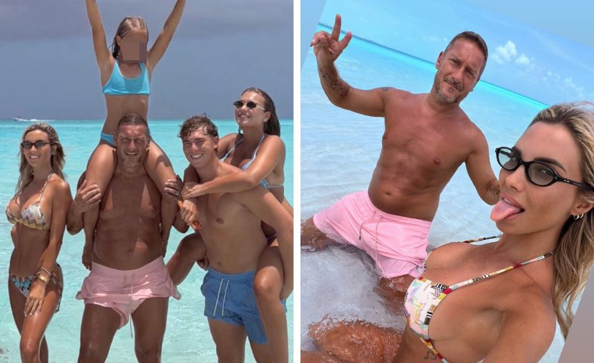 Francesco Totti con Noemi e tutti e tre i figli Cristian, Chanel e Isabel in vacanza in un arcipelago da sogno: foto - Gossip.it