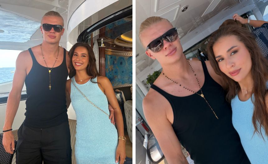 Erling Haaland festeggia 26 anni in vacanza sullo yacht con la madre di suo figlio Isabel: foto - Gossip.it
