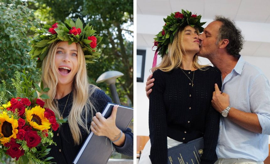 Eleonora Pedron prende la laurea magistrale a 44 anni: bacio e dedica del fidanzato Fabio Troiano - Gossip.it
