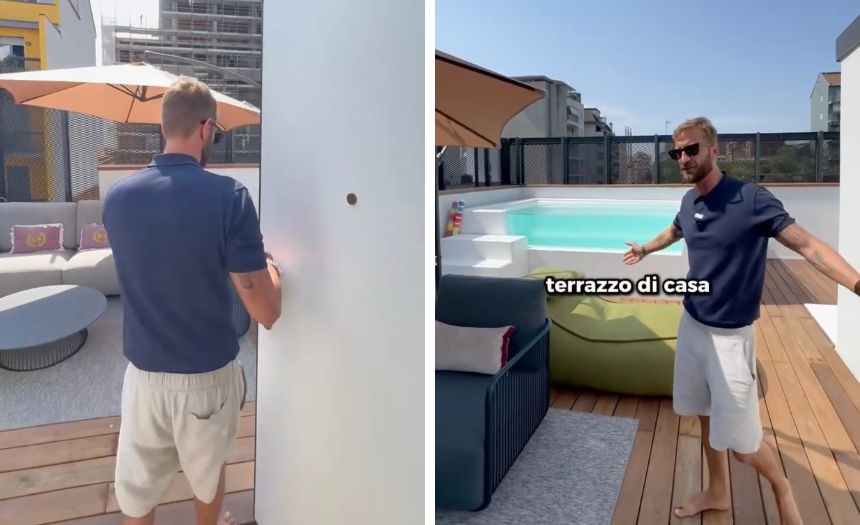 “C'abbiamo l'idromassaggio”: Stefano Corti de ‘Le Iene’ mostra la sua nuova super terrazza a Milano - Gossip.it