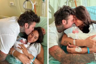 Fedez annuncia la nascita del terzo figlio e condivide le prime foto con Giulia e il bebé - Gossip.it