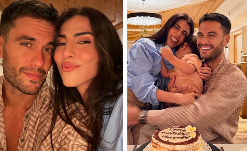 Pierpaolo Pretelli festeggia 36 anni in montagna con la famiglia