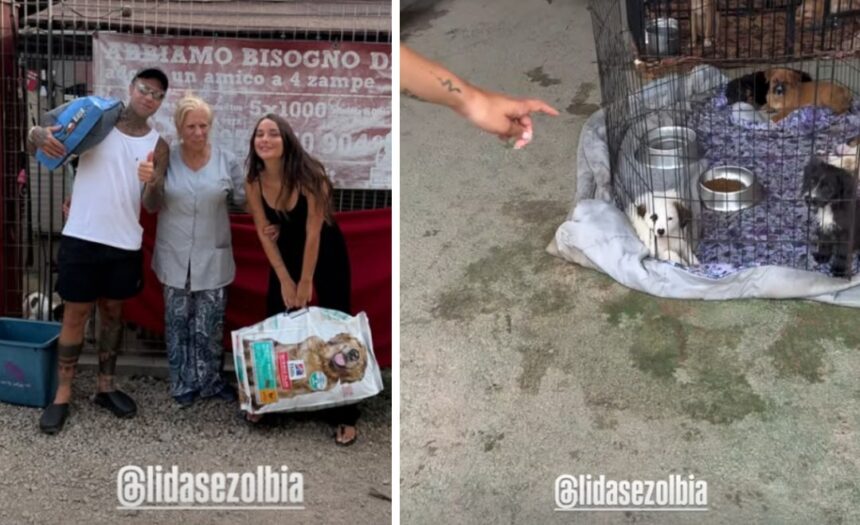 Fedez e Giulia Honegger in Sardegna: lo shopping speciale e la visita al rifugio che fa battere il cuore, le immagini - Gossip.it