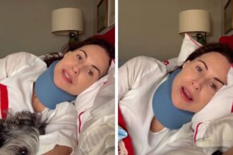 “Sono sotto shock e piango sempre”: l’attrice Minnie Driver appare con tutore al collo e racconta del terribile incidente di cui è stata vittima in Francia - Gossip.it