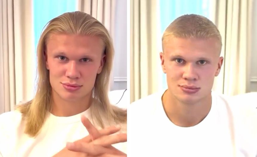 “Penso di voler piangere”: la superstar del calcio Erling Haaland lascia di stucco fidanzata e tifosi rasando quasi a zero i capelli, il cambio di look è stupefacente - Gossip.it