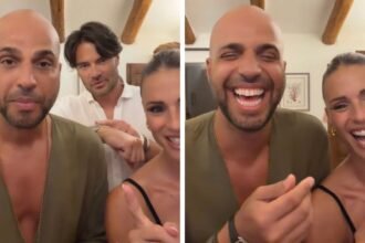 “C’abbiamo il tavolo”: Giulio Berruti irrompe nel video della fidanzata Michelle Hunziker e dell’amico Jonathan e li bacchetta per il ritardo, guarda il divertente siparietto - Gossip.it