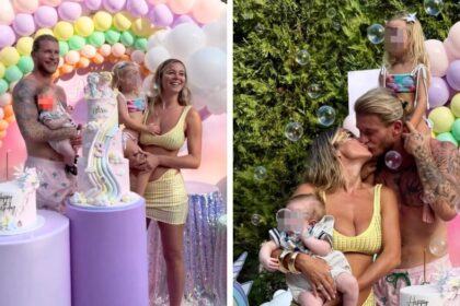 Diletta Leotta e Loris Karius festeggiano i 3 anni della figlia Aria: party in piscina, c’è anche il piccolo Leonardo, foto - Gossip.it