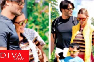 Michelle Hunziker e Giulio Berruti fanno i nonni con il piccolo Cesare: la coppia ormai fa famiglia, foto - Gossip.it