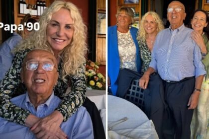 Antonella Clerici fa festa col compagno, la figlia, il resto della la famiglia e gli amici per i 90 anni del papà: foto - Gossip.it