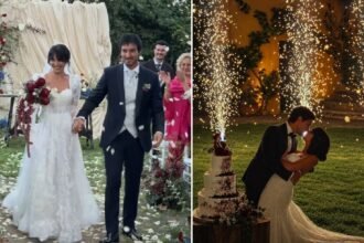 Andrea Dianetti e Miriam Milani a nozze tra amici vip, fiori e supereroi: le immagini del matrimonio - Gossip.it