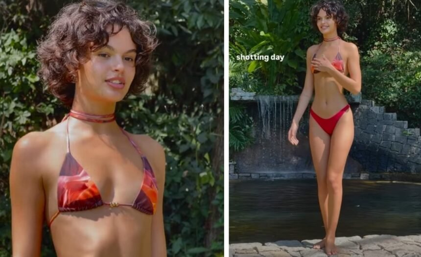 “Shooting day”: Julia, la figlia di Thais Wiggers e Teo Mammucari, posa da modella in bikini ed è uno schianto - Gossip.it