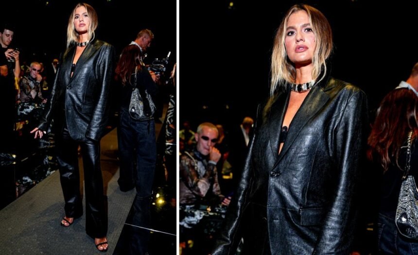 Cristina Marino alla Milano Fashion Week sul red carpet mostra orgogliosa il pancione della terza gravidanza, foto - Gossip.it