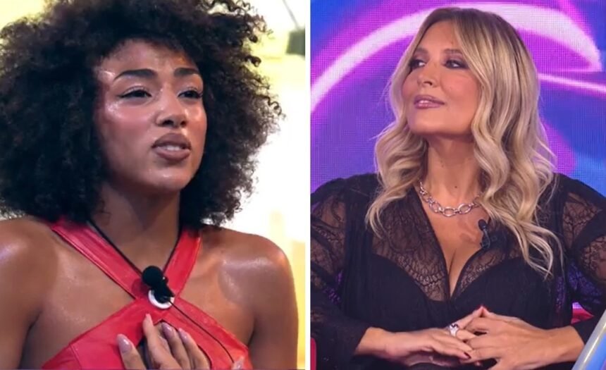 “Non sono qui per parlare di gossip beceri”: al GF Vip Megan Ria sbotta quando Selvaggia Lucarelli le chiede di Elodie e Franceska - Gossip.it