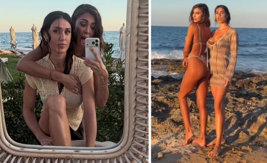 “Abbiamo iniziato a scattare”: Belen e Cecilia Rodriguez in Puglia più unite che mai per la campagna del loro brand, foto - Gossip.it