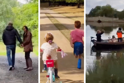 Harry e Meghan mostrano le prime immagini della loro nuova vita in Inghilterra insieme ai figli Archie e Lilibet tra pozzanghere di fango e passeggiate nel bosco, guarda - Gossip.it