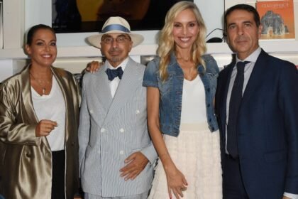 Sonia Bruganelli e Angelo Madonia alla presentazione del nuovo libro di Niky Marcelli - Gossip.it