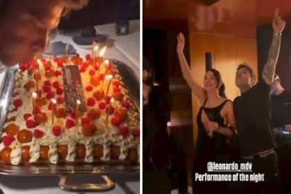 Fedez per i 37 anni fa festa a Milano con Giulia Honegger e gli amici: brindisi, karaoke e una torta speciale - Gossip.it