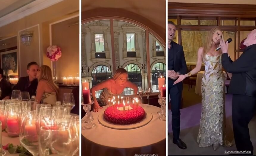 Federica Panicucci fa festa a Milano per i 59 anni compiuti: cena in un ristorante di lusso e, tra gli ospiti, un cantante famoso, le immagini - Gossip.it