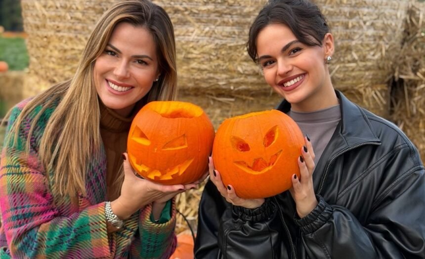 Thais Wiggers e Julia si preparano ad Halloween: domenica speciale in campagna tra le zucche per mamma e figlia - Gossip.it