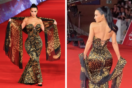Kim Kardashian leopardata a Roma conquista il red carpet della Festa del Cinema: pioggia di flash nella capitale italiana per la star americana, foto - Gossip.it